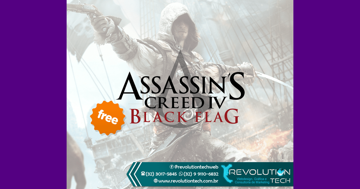 "Assassin's Creed IV: Black Flag" grátis na Ubisoft!