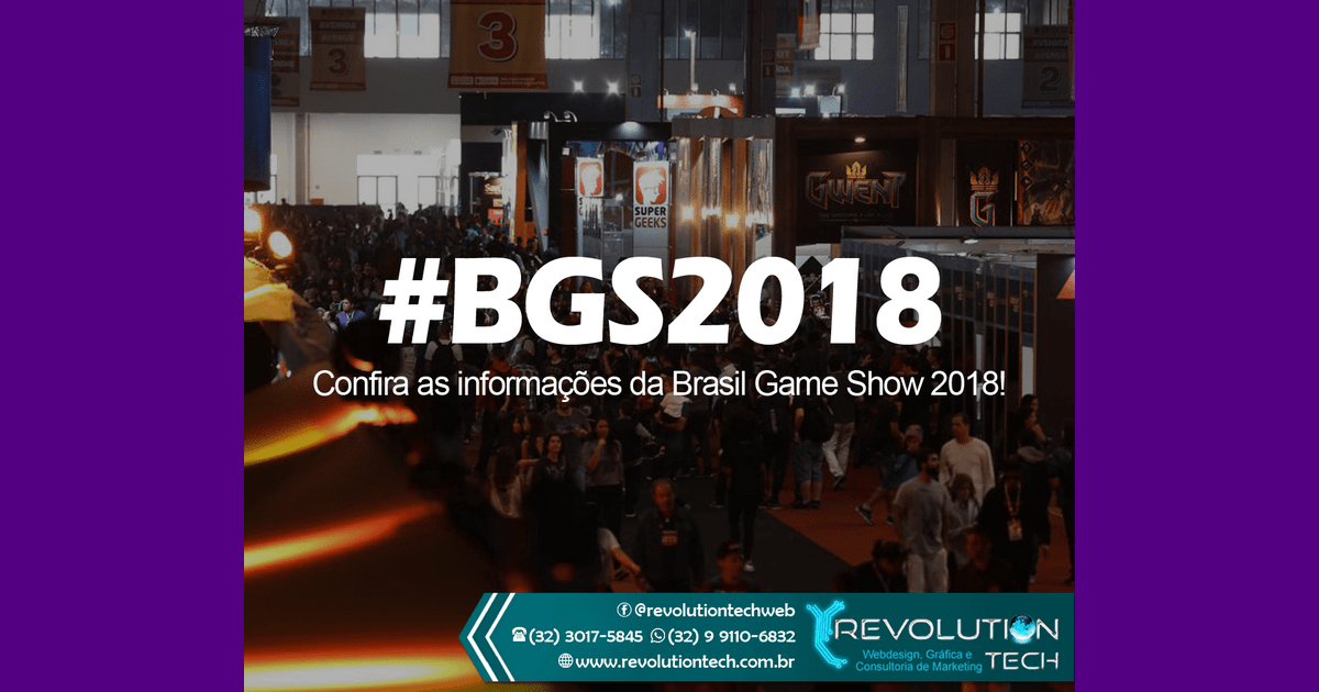 Brasil Game Show 2018 disponibiliza desconto para o primeiro lote de ingressos, garanta já o seu!